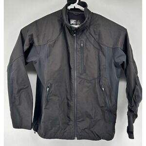 REI Equinox Softshell Jacket Fleece Lining Long Sleeve Black Men's Large